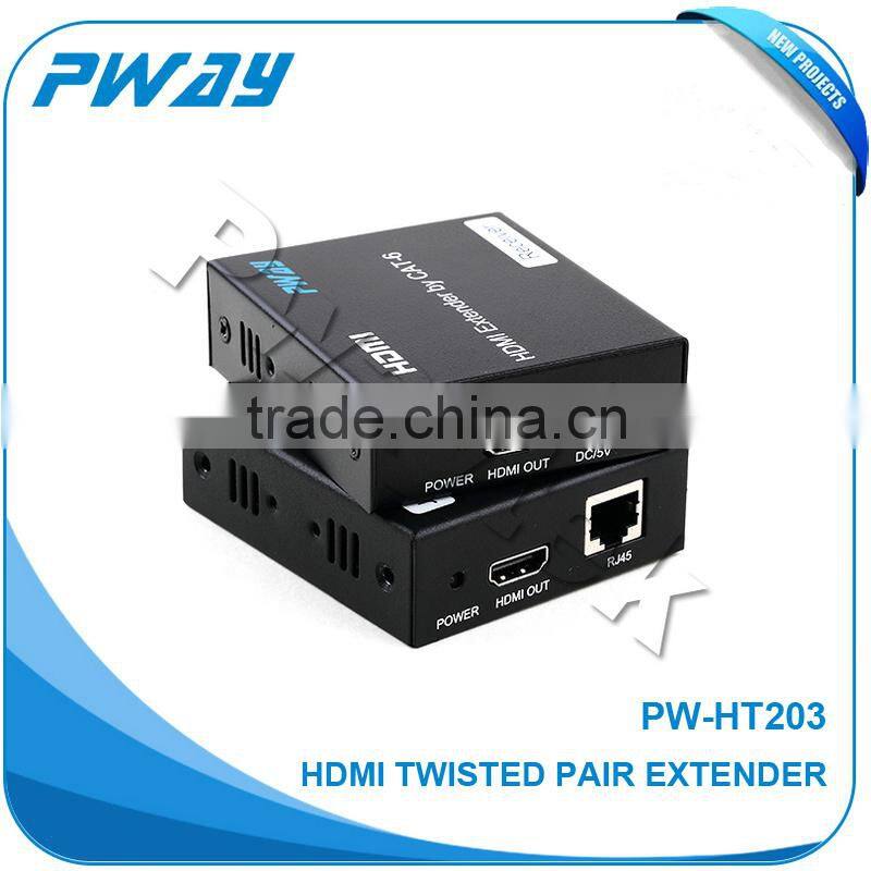 HDMI Extender cat5 or cat6 support video input and 3D up to 60m
