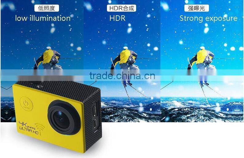 Ultra HD 4K 12MP Mini WiFi Camera 30m Waterproof Underwater Sports Action Camera