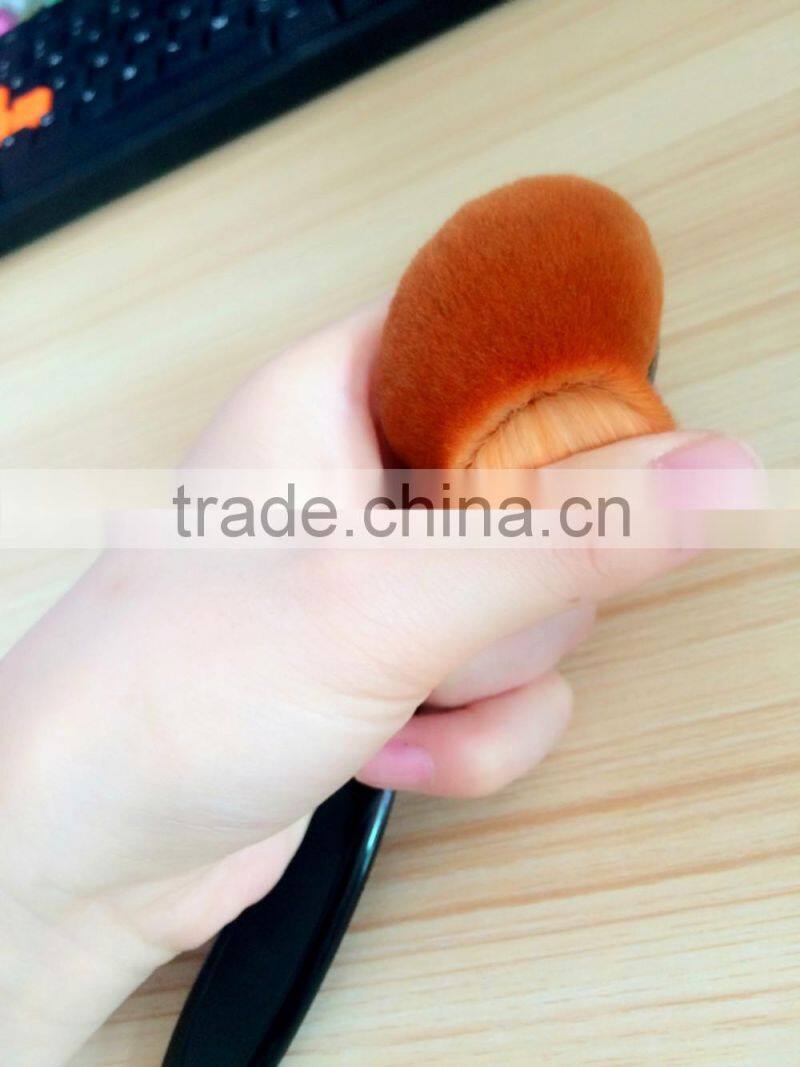 2016 Best Seller Tooth Brush Style Oval Makeup Brush Set, Eyebrow Eyeliner Lip Oval Makeup Brush