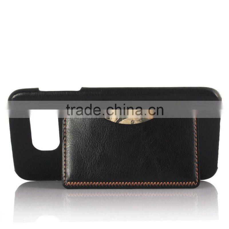 KICKSTND Wallet Case Stand PU Leather Case For GALAXY S7 EDGE G9350 LEATHER CREDIT CARD CASE