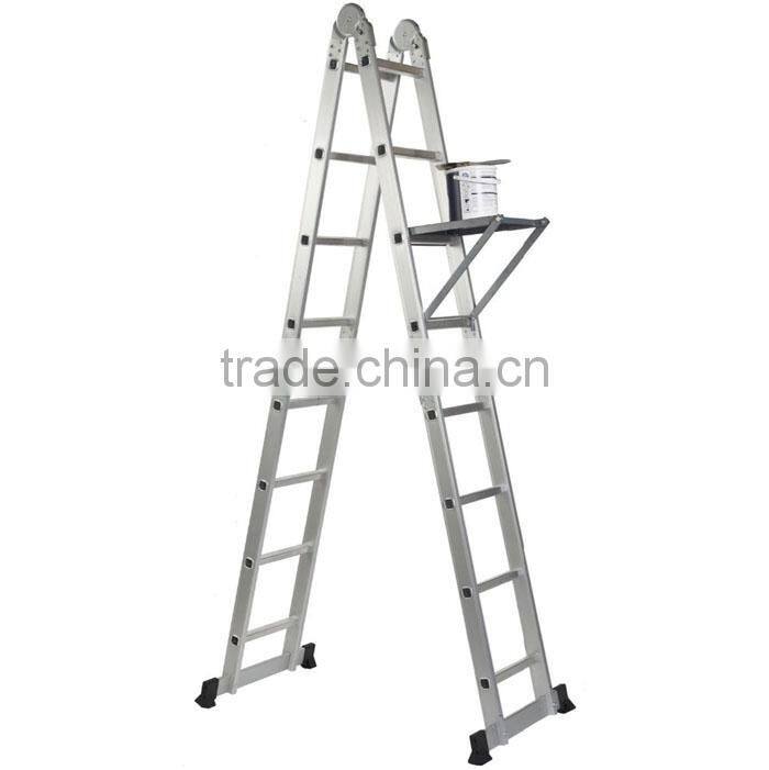 Folding Ladders,Anti-rust,Insulation Ladders Feature and Aluminum Material aluminium double sided step ladder