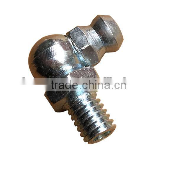 M6x1 Grease Nipple 90 Angle Zinc Plated Steel