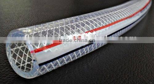 CLEAR BRAIDED PVC HOSE X 30MTR COIL