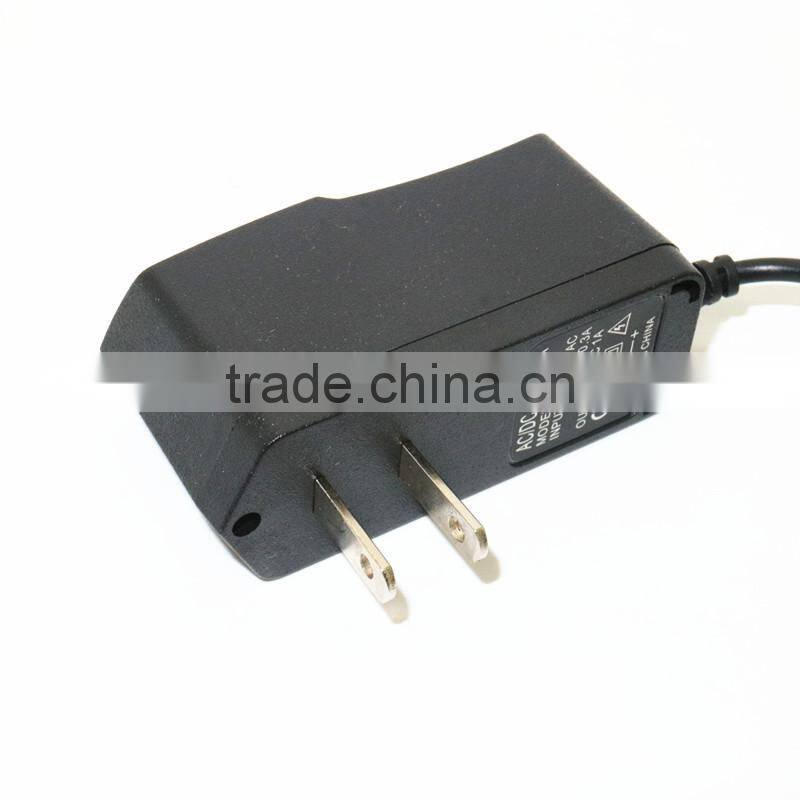 Durable DC 5V 1A Power Adapter AC 100V- 240V 3.5mm *1.35mm AC/DC Adapter US Plug