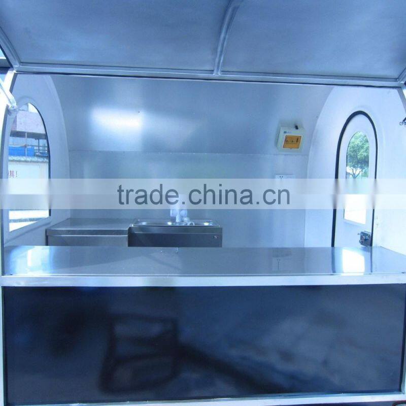 The best selling food cart trailer with CE