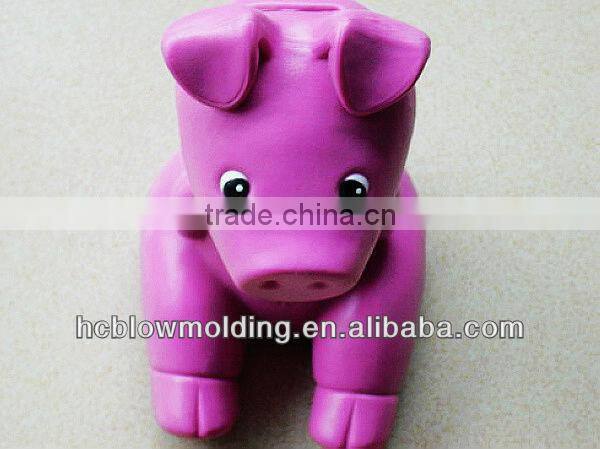 OEM plastic money box white piggy bank plastic HDPE coin bank ,money bank