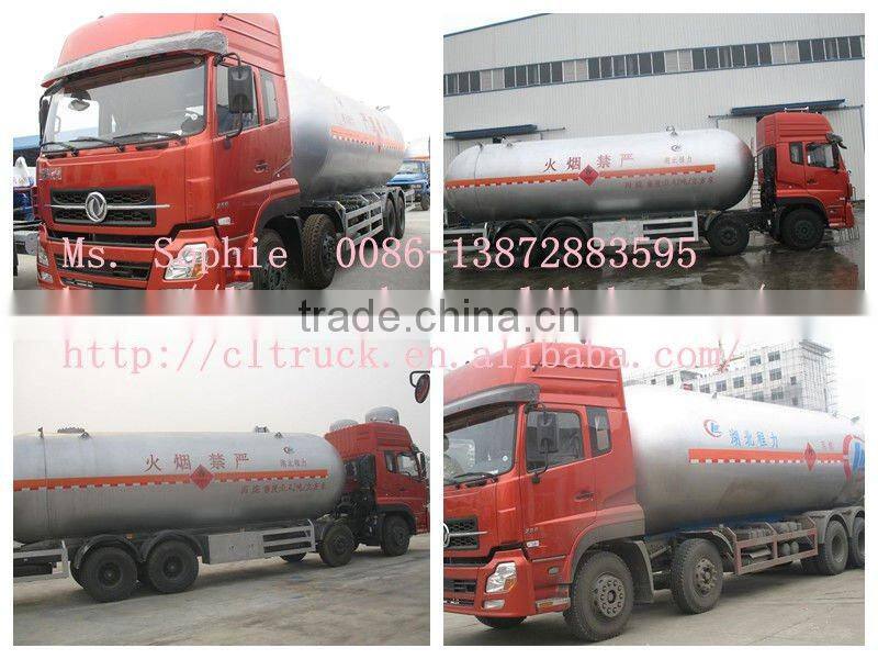 factory supply Dongfeng 34.5m3 bulk lpg truck