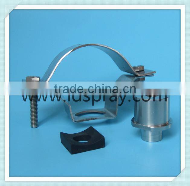 Pipe install split-eyelet connector