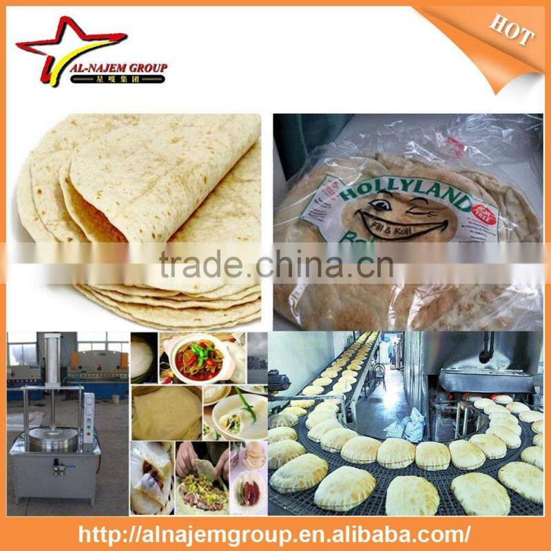 hot sale factory price automatic arabic pita bread making bakery machine