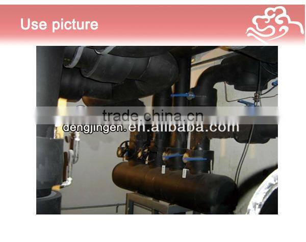 Black thermal insulating waterproof firerpoof sealing soft foam rubber tube