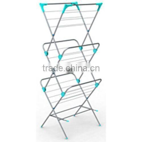 Mobile metal drying rack