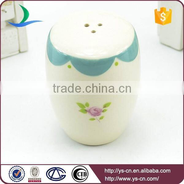 YSpp0007 Elegant flower rose shape salt and pepper set for dining-table