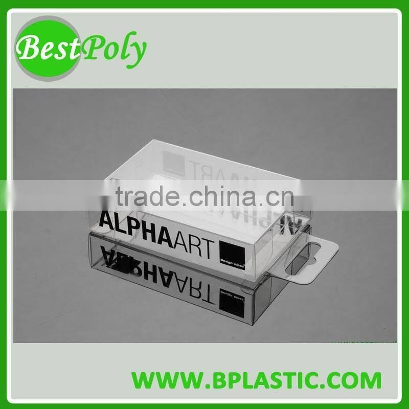 Fine PVC PET plastic folding box witn printing LOGO