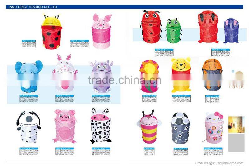 Household Useful Pop-Up Laundry Hamper, For Kids