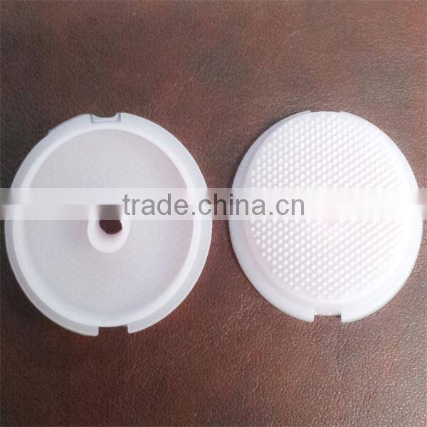 Soft food grade light pink silicone face cleaning and clearing brush