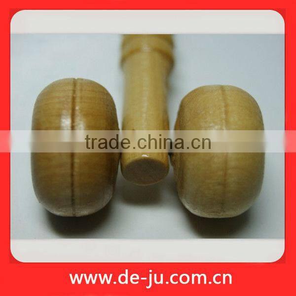 Small Pen Massager Neck Scrubber Wooden Scrub