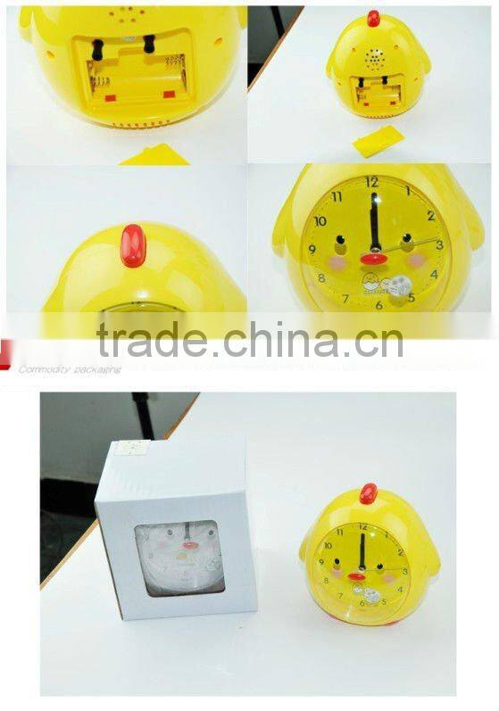Supply fashion plastic cute alarm clock stock small order