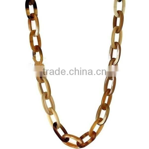 High quality best selling real buffalo horn beautiful chain necklace from Vietnam