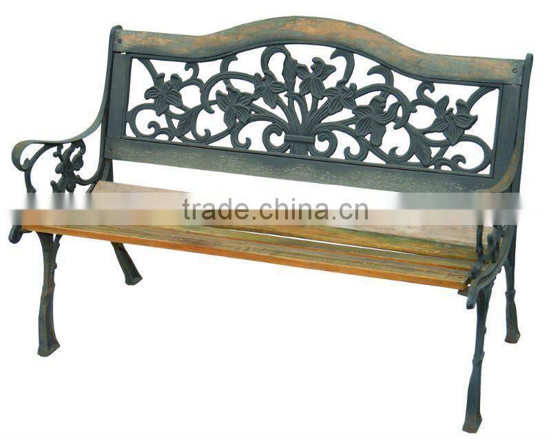 Trade Assurance wood benches,wooden chair cast iron park bench