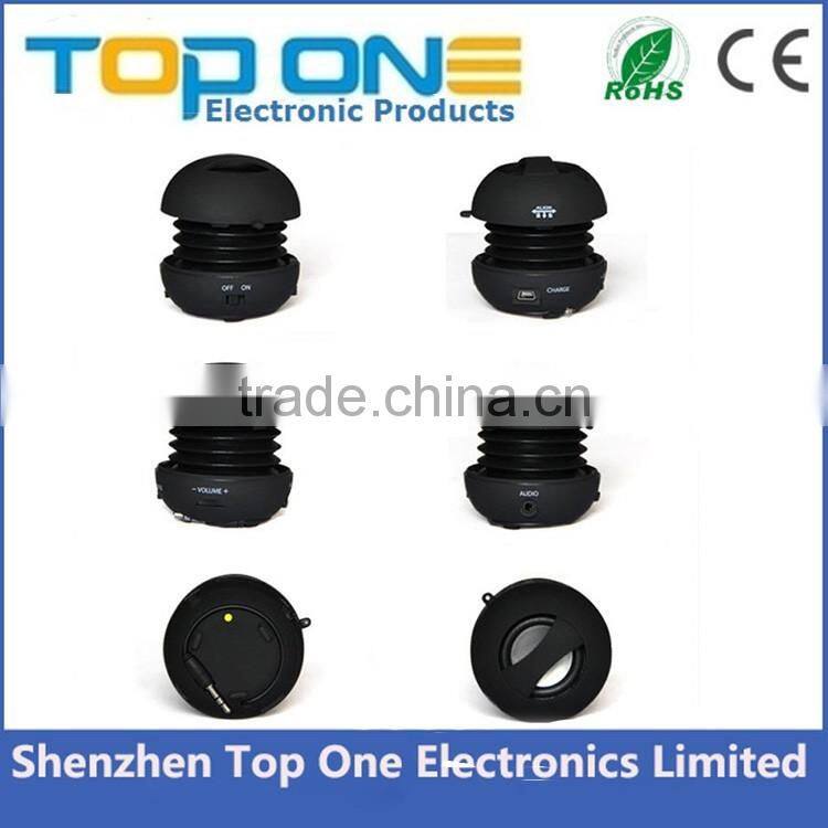 Best Christmas gift mobile mini speaker, Portable hamburger mini speaker for mobile phone