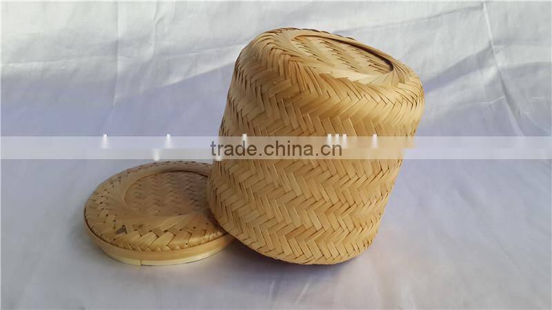New Bamboo weave Casket with lid M in funeral product