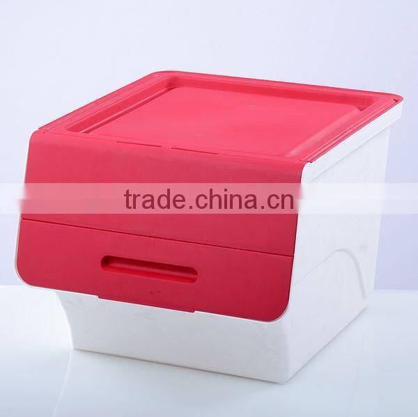 emc 3701 hot large plastic storage box with foldable lid