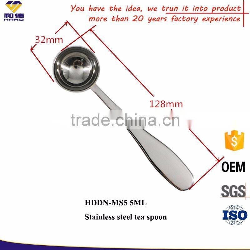 Stainless steel novelty measuring spoon