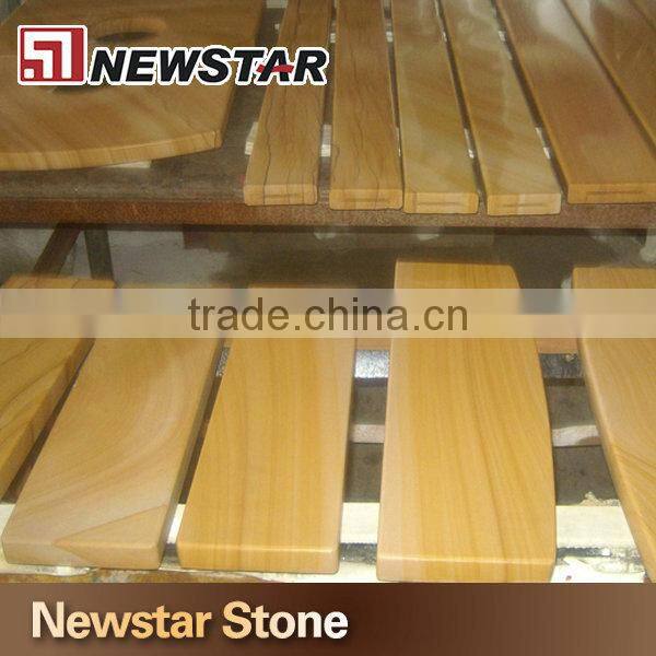 Chinese hot sales beige yellow sandstone tiles