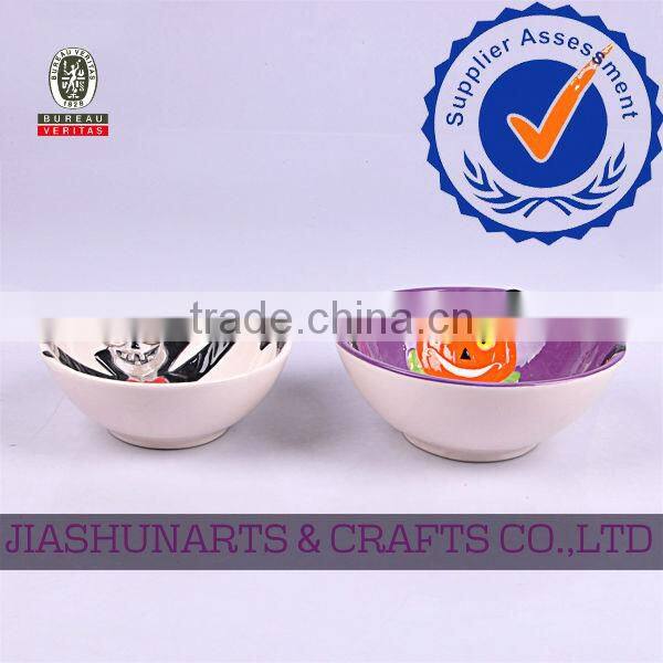 Halloween ceramic bowl