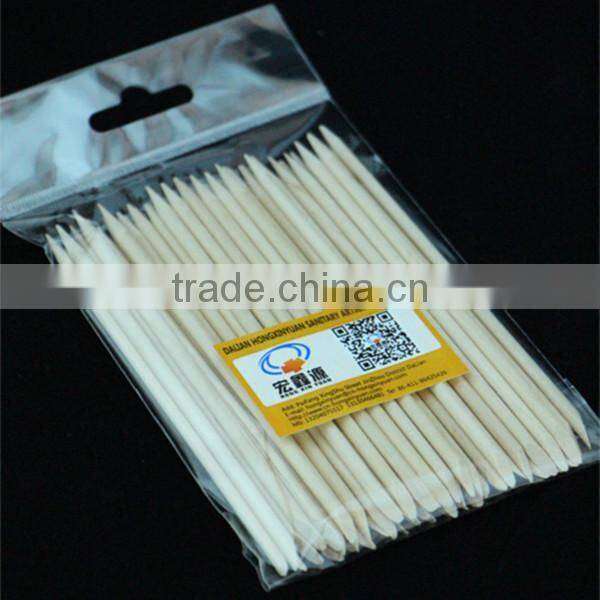 Nail art manicure different size wooden orange sticks