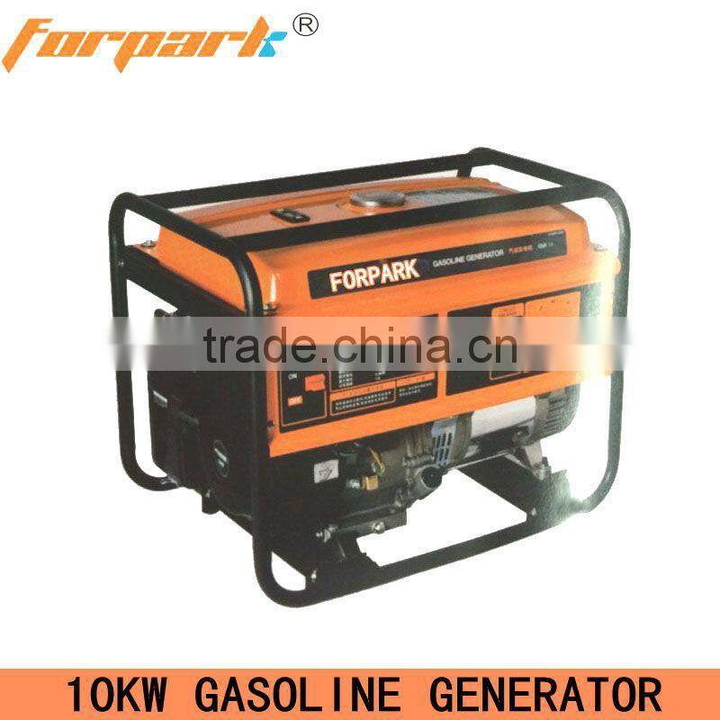 Forpark 10kw gasoline generator set manufacture factory price petrol generator