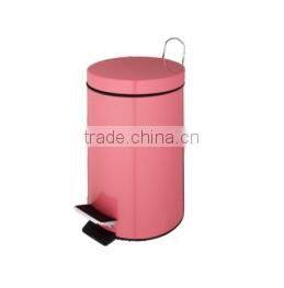 multicolors painted stainless steel dustbin/trashcan with good quality
