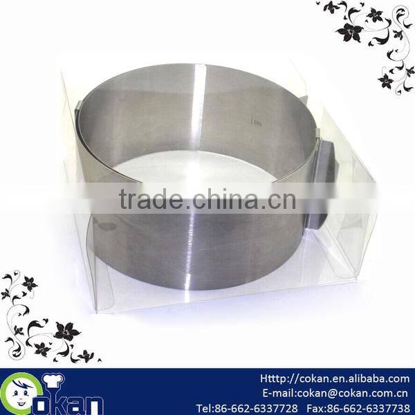 16-30cm Diameter Round Shape Extendable Cake Ring,Extendable Cake Mould CK-CM0517B