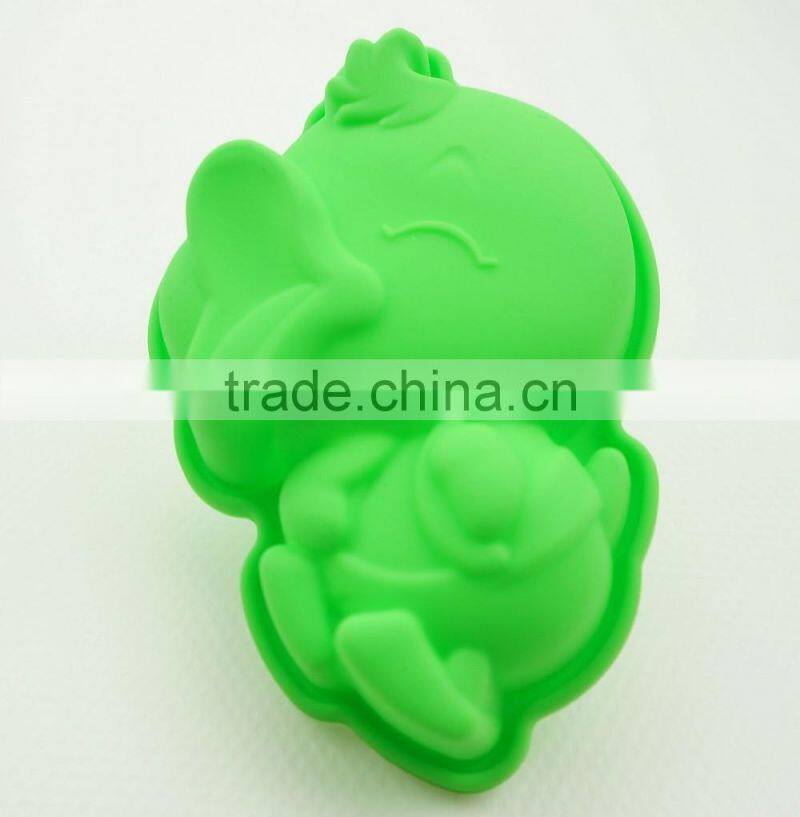 11187 Funny animal cake mold silicone duck mold