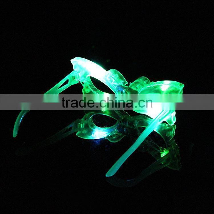 Plastic Party Flashing Glasses LED Glasses Light Up Glasses For Halloween