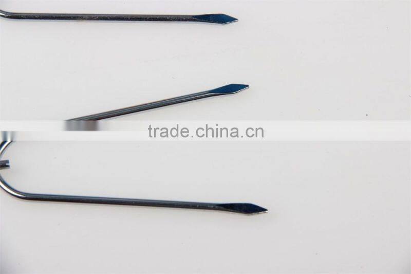 Outdoor Barbeque BBQ Forks Skewers Camping Grill Fire Sticks Eating Tools