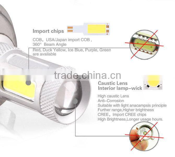 New Car Accessories Products 360 Degree Cars LED Light 580LM Alumina Auto H7 led Fog Light