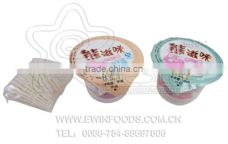 Cute Teddy Bear Marshmallow with Jam