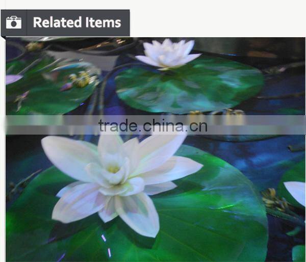 Customized giant water lily artificial flower