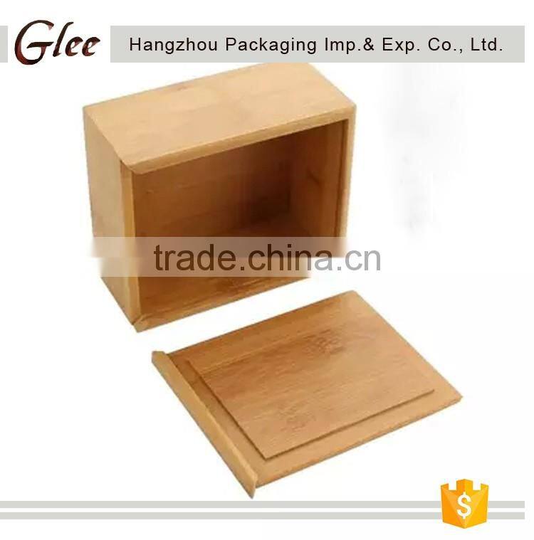 custom slide ec-friendly food packaging bamboo box