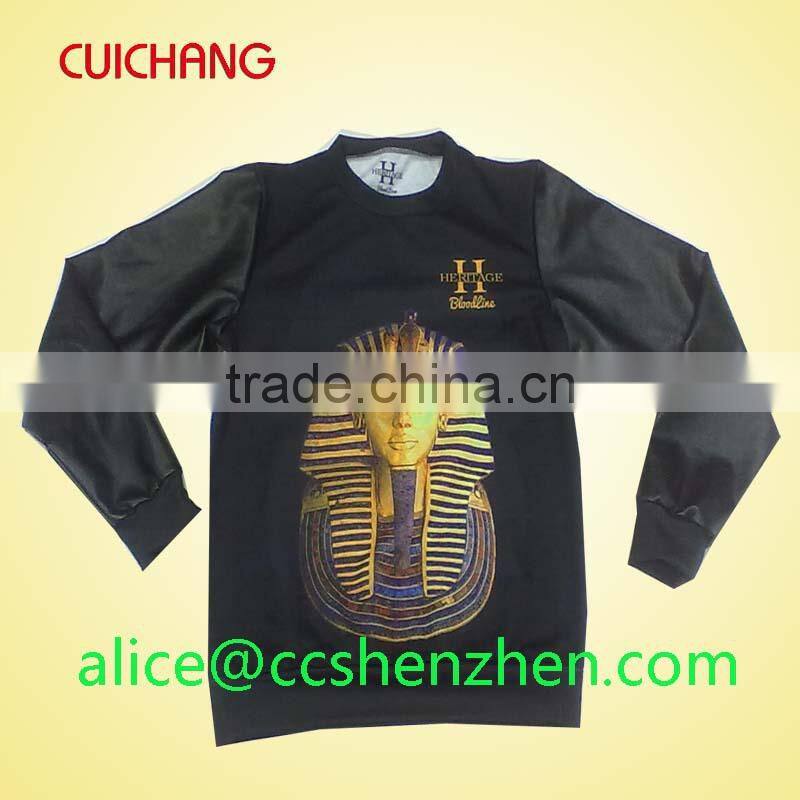 Custom all over sweatshirt printing & mens sweatshirt & men's hooded sweatshirt