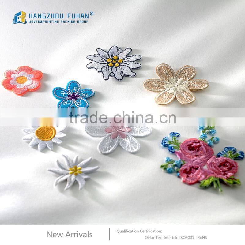 Fabulous Custom Flower Embroidery Patch for Garments