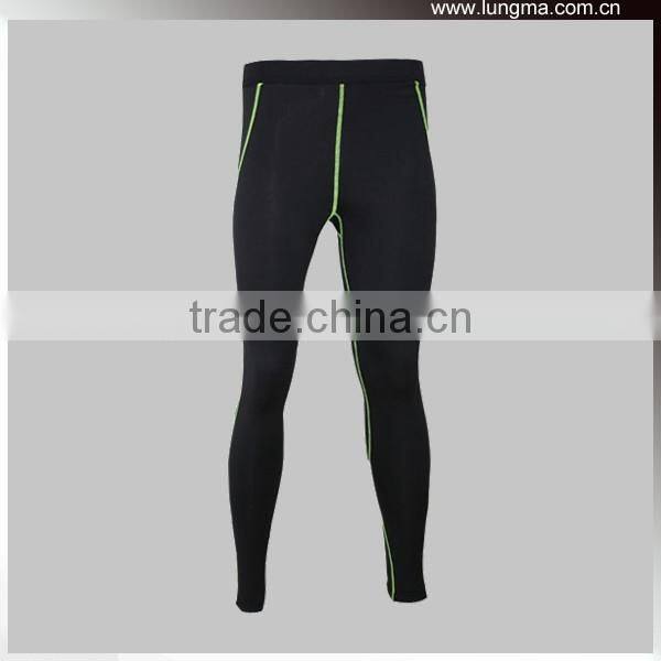 Flatlock Wicking Thermal Compression Running Tights