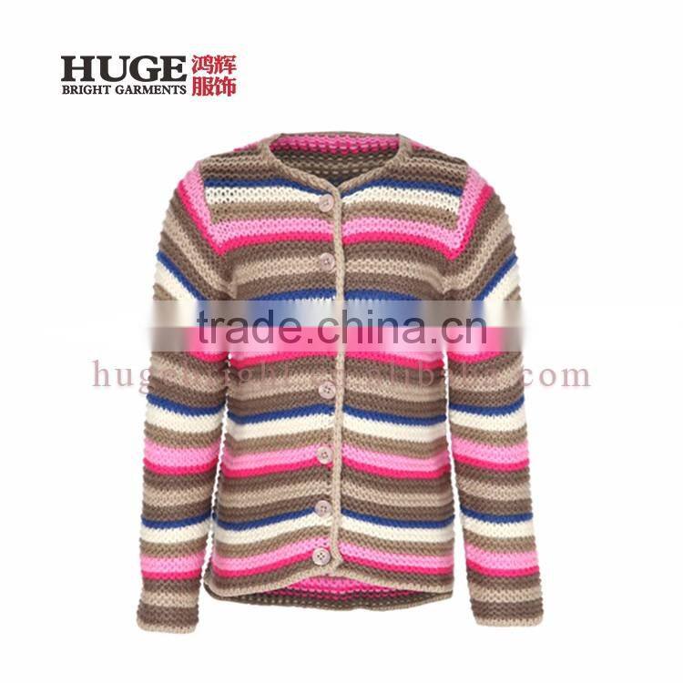 Long Sleeve Wool Latest Knitting Sweater Designs For Girls