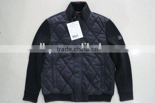 2016 Newest winter fashion polyester quilted jacket for men