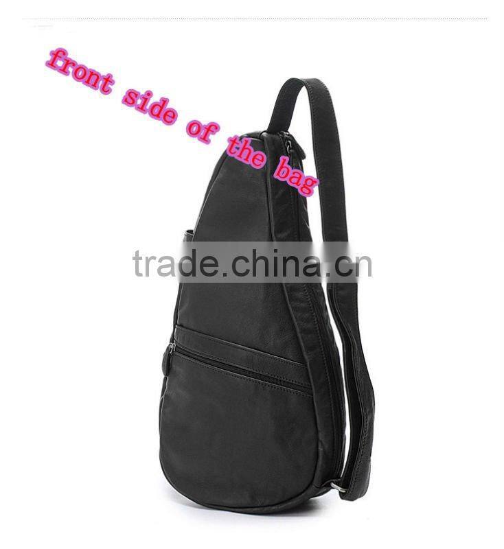 fashion leather aslant or messenger satchel bag