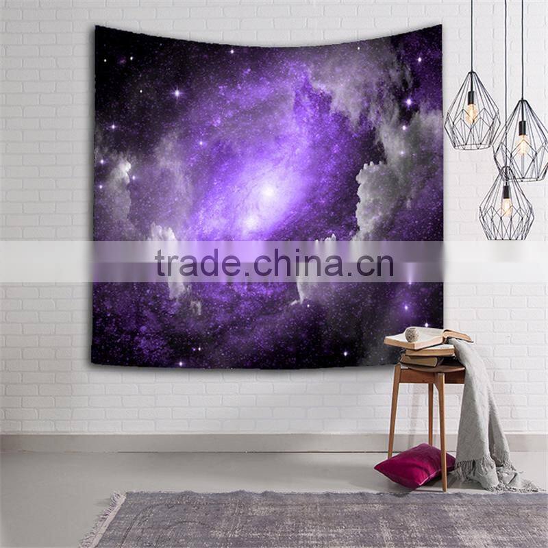 Wholesale hot sale Amazon wall tapestry Beach towel Elephant and Starry sky Digital print tapestry