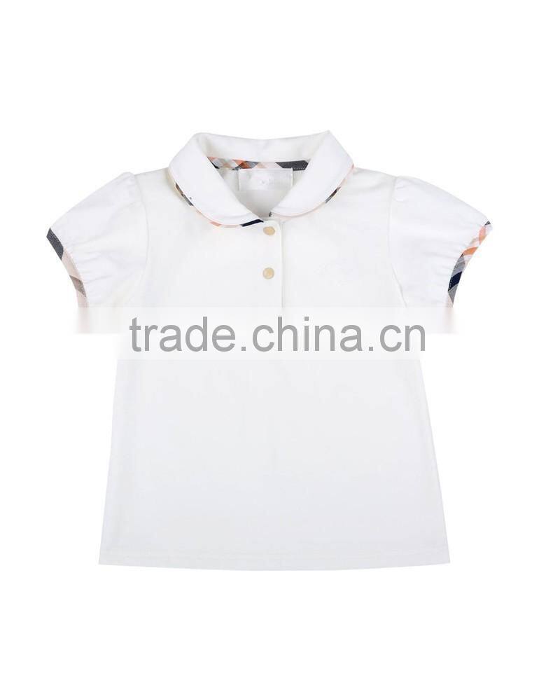 2016 summer t shirt for kids polo t shirt children cheap with short sleeve
