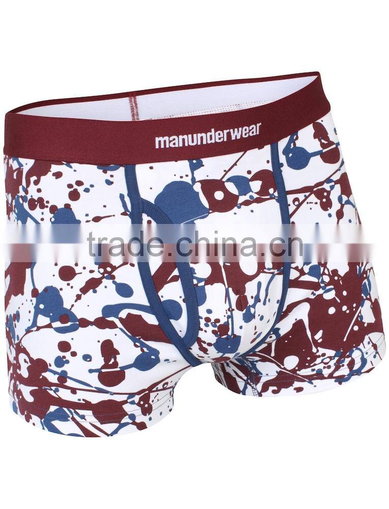 Mens top quality good design fashion boxer shorts trunk