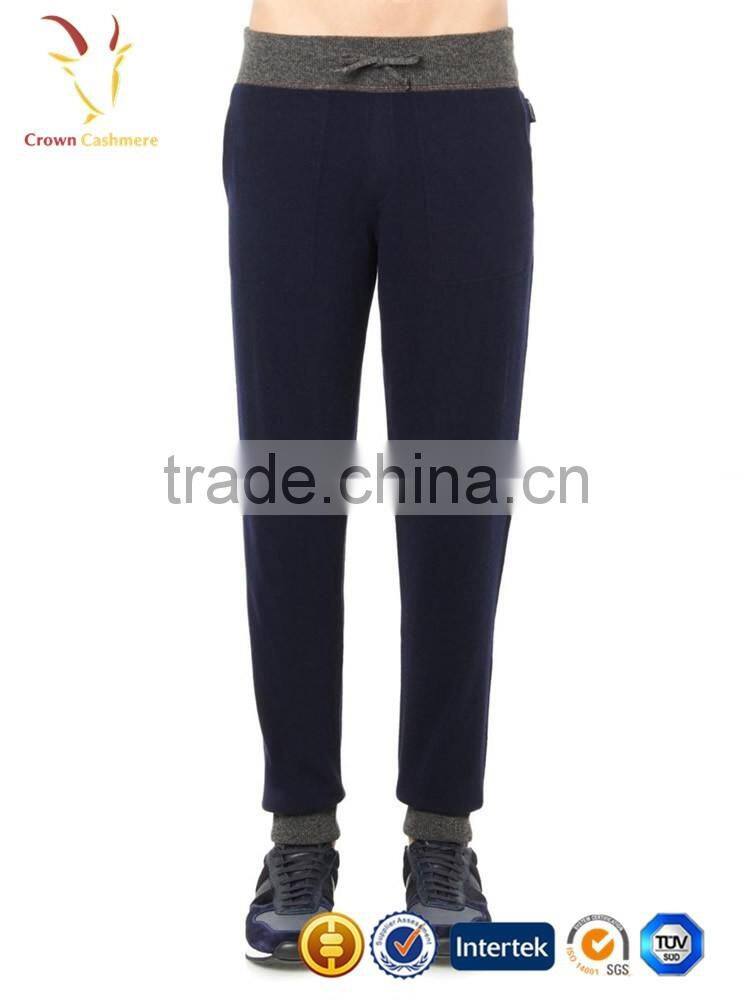 Men's 100% cashmere Knitted pants